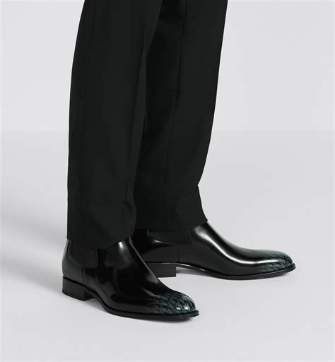 dior homme chelsea boots men|Dior Timeless Chelsea Boot Black Calfskin with Gray and Black .